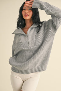 Kimberly Half Zip Sweater