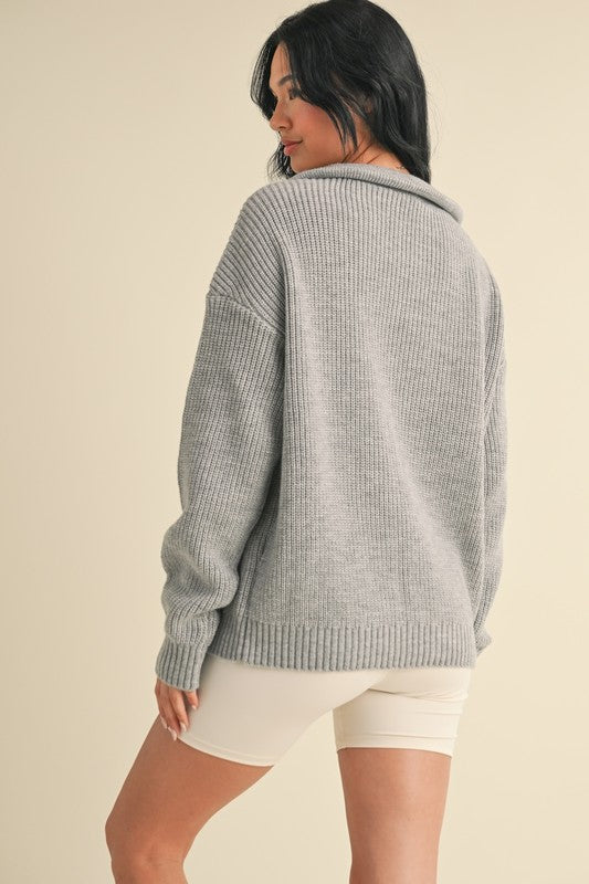 Kimberly Half Zip Sweater