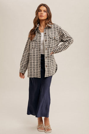 Alina Checkered Shacket (2 colors)