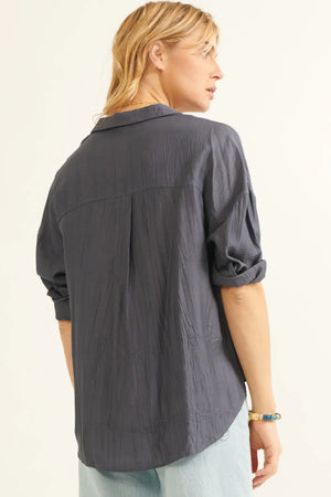 Austyn Textured Shirt (Blue)