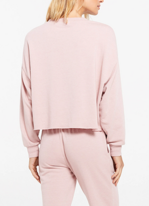 Izzy Loop Terry Pullover (Pink Blossom)